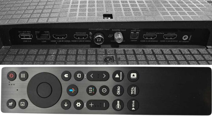 TCL 65T8D интерфейсы